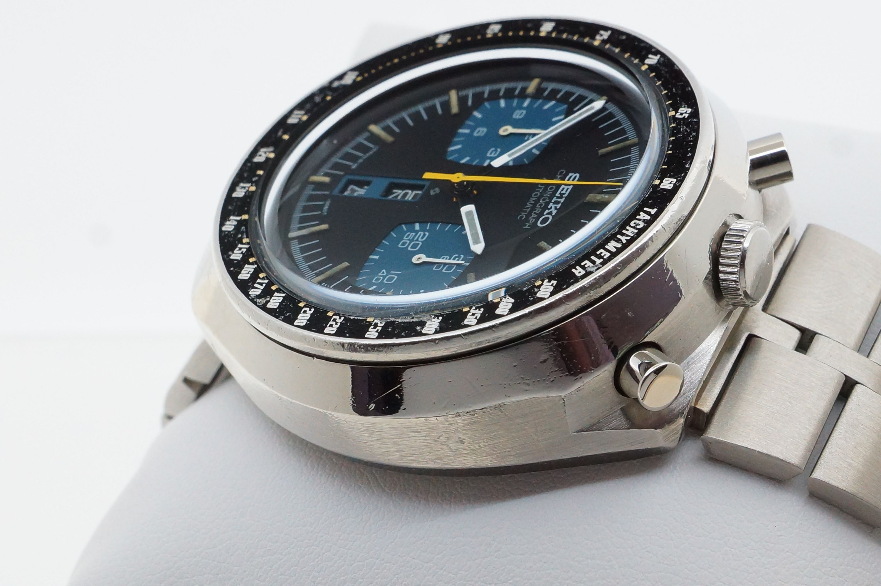 Seiko 6138-0040 Automatic Chronograph Bullhead – Kaliber 6138B (1974)