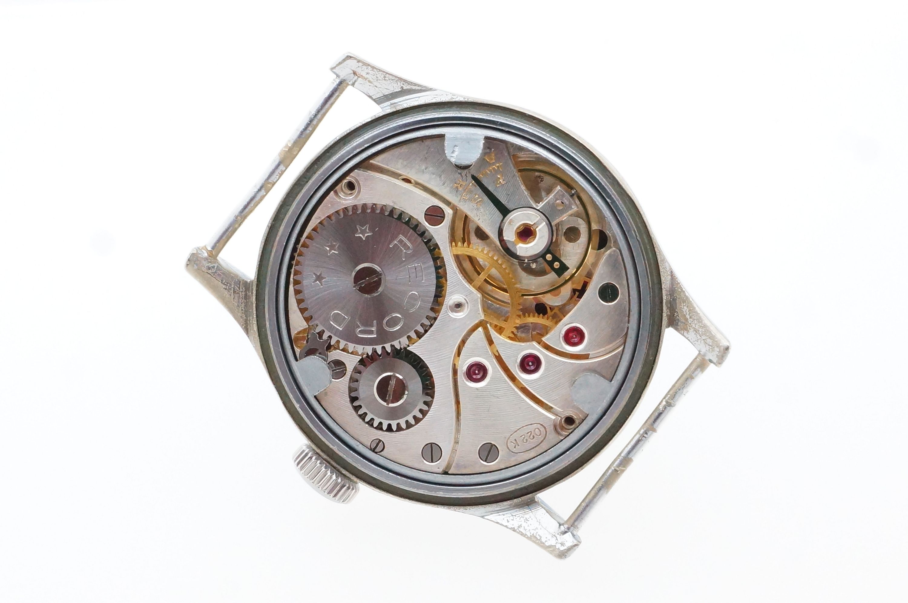 Record Watch Co Genf Dienstuhr Wehrmacht – Kaliber 022K REVISION