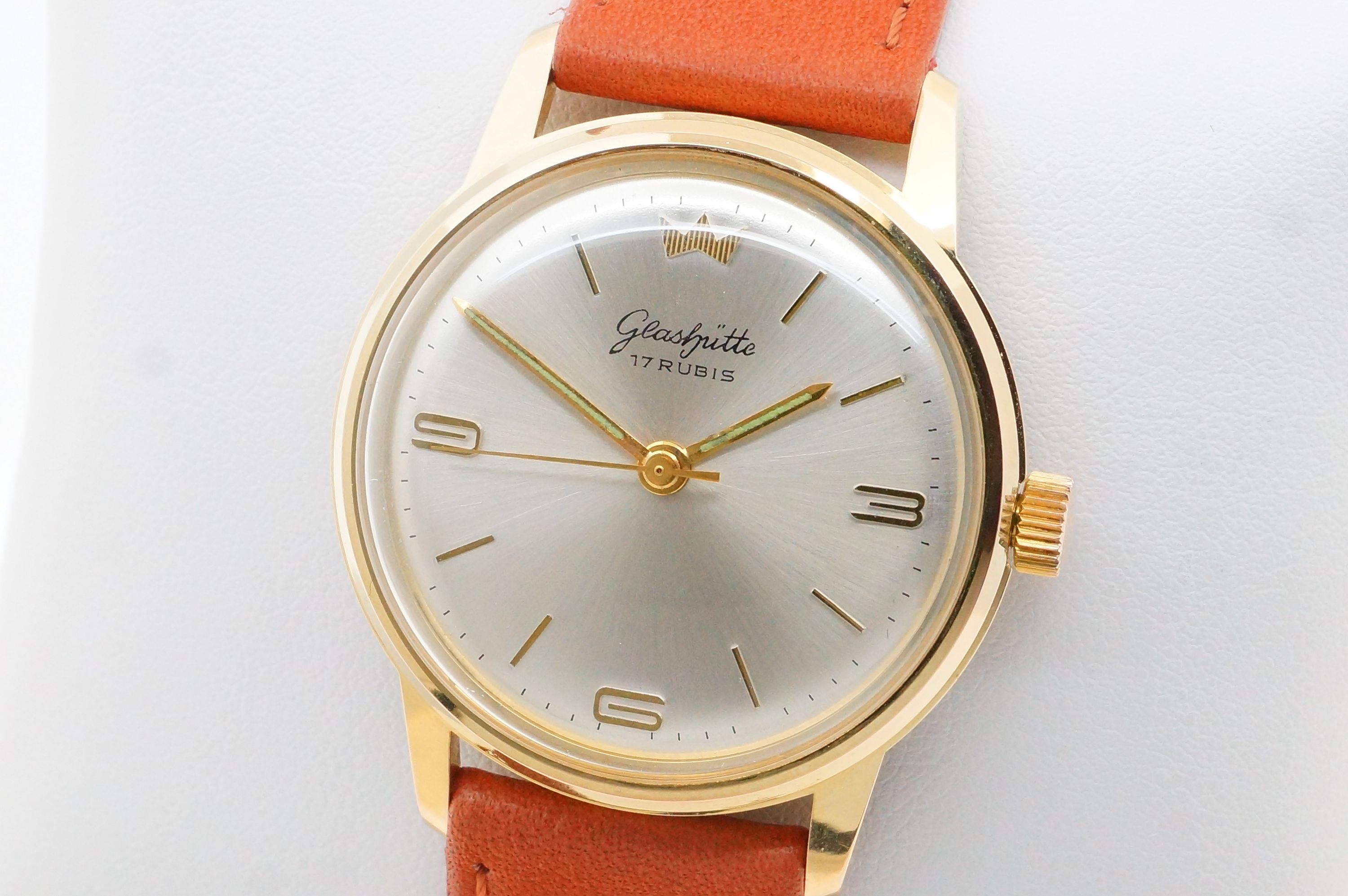 Glashütte 17 Rubis Meisterstück Uhrmacherschule DDR – GUB 70.1