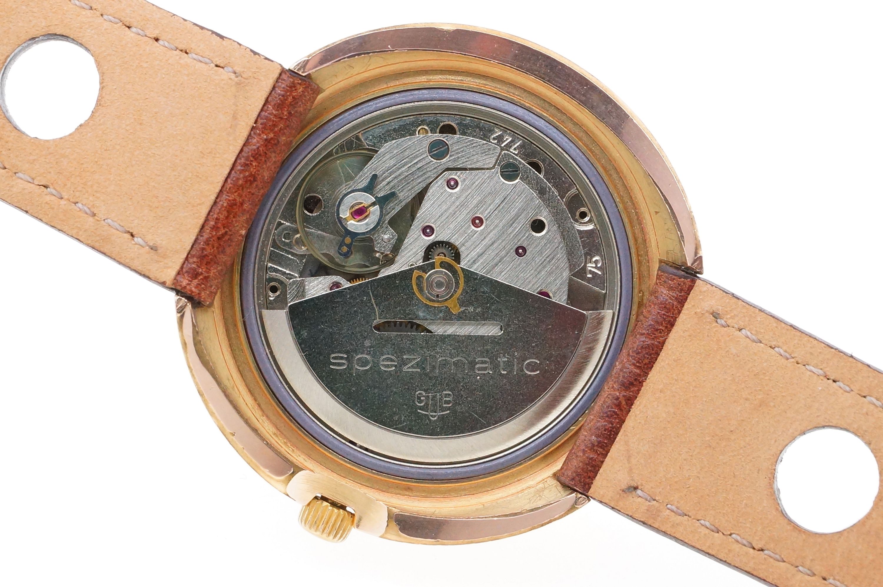 Glashütte Spezimatic 26 Rubis „Bullauge“ – Kaliber 75 (1974)