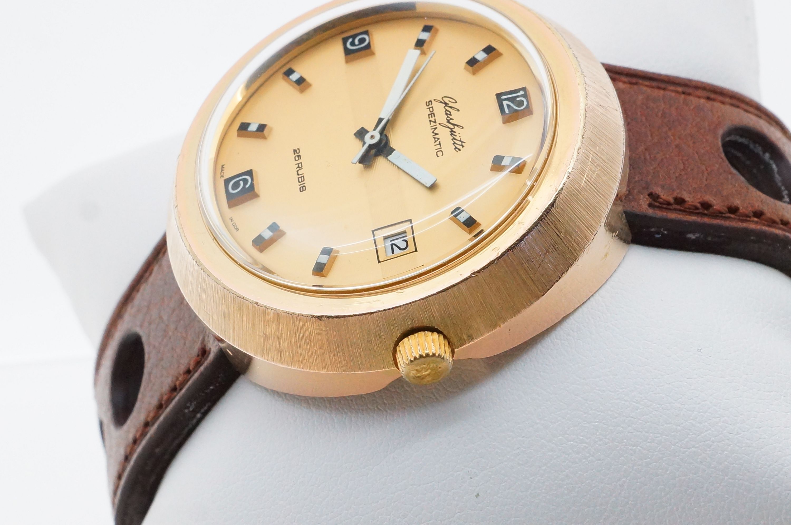 Glashütte Spezimatic 26 Rubis „Bullauge“ – Kaliber 75 (1974)