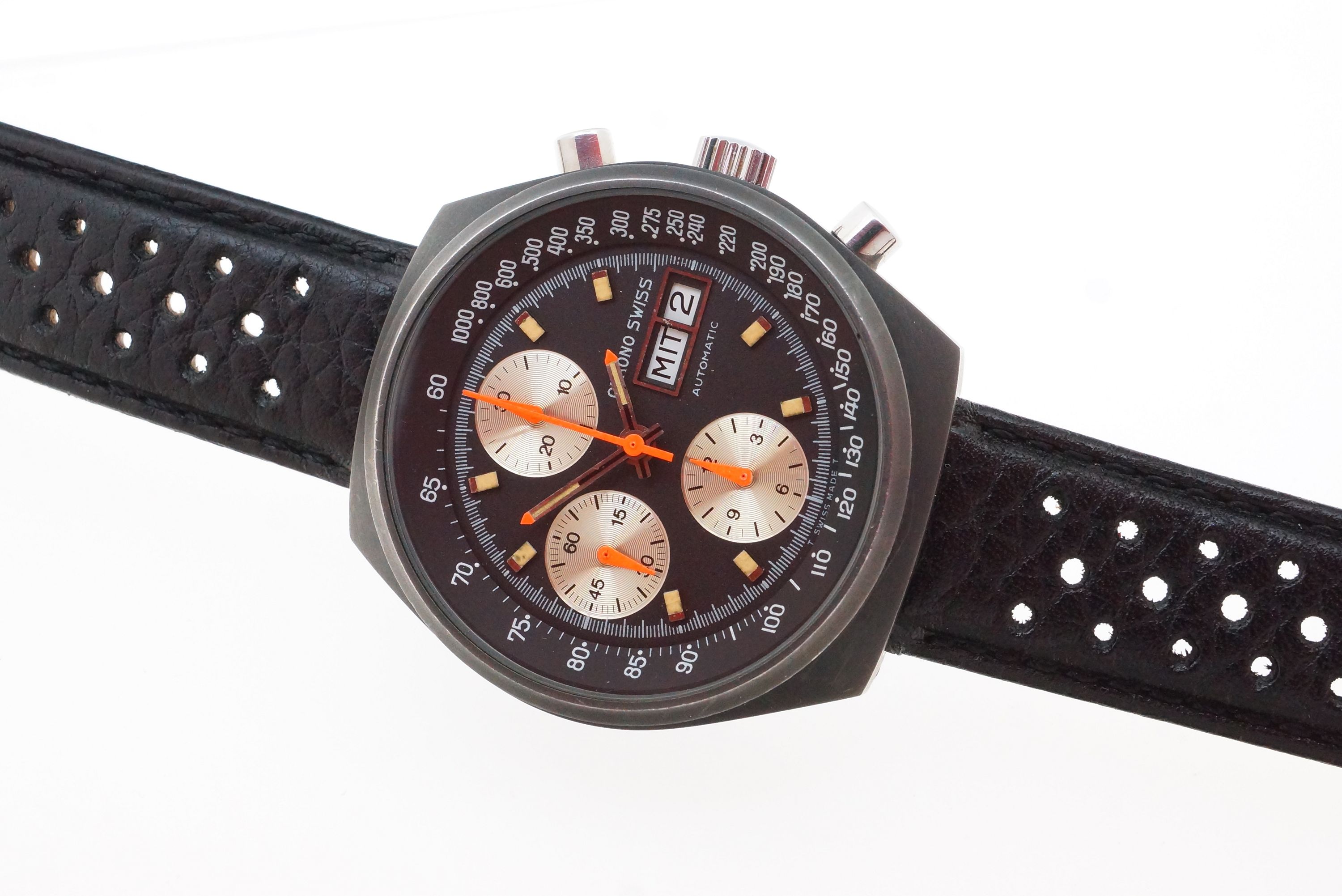 Chrono Swiss PVD Automatic Chronograph – Valjoux 7750