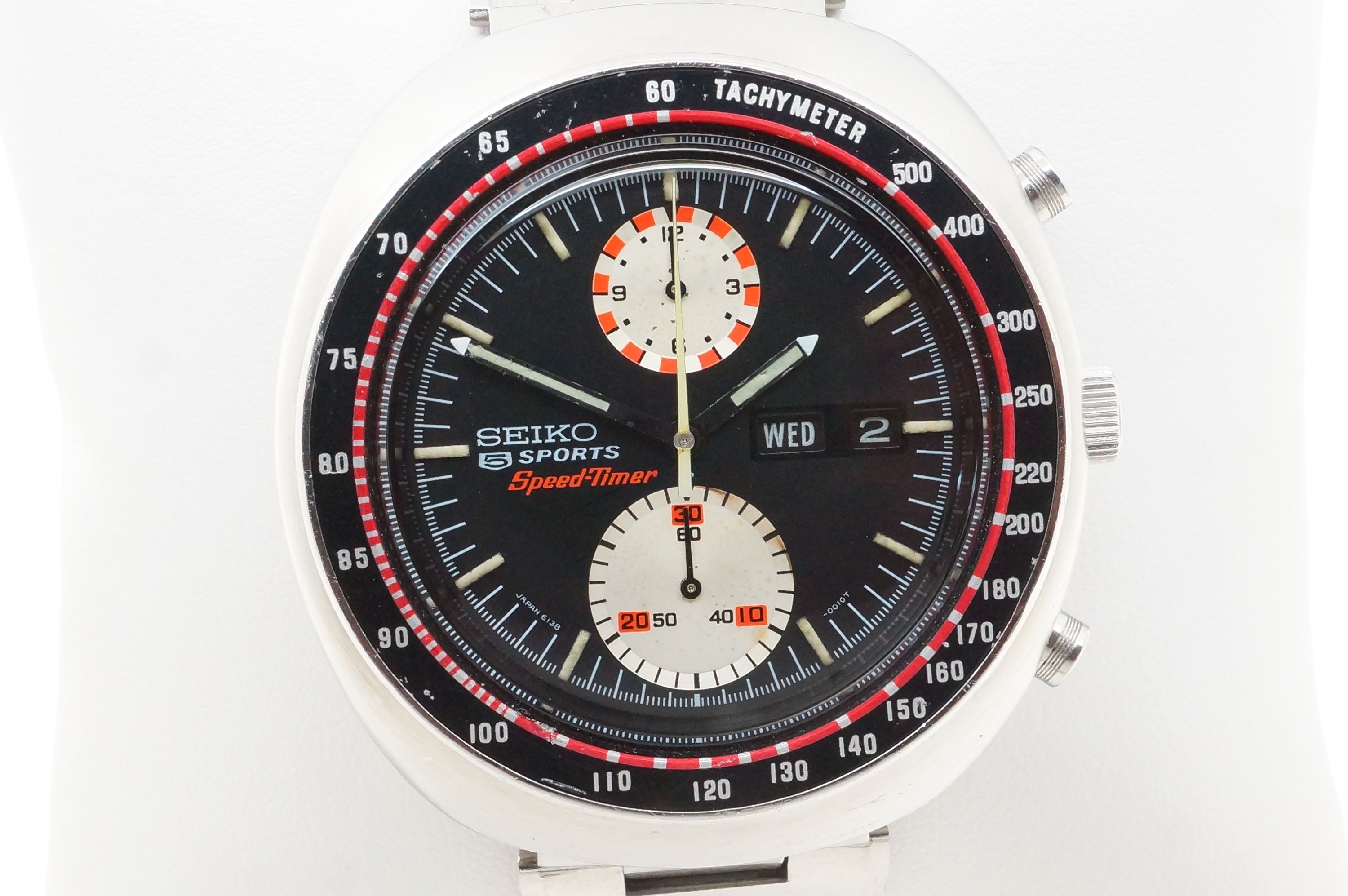 Seiko 5 Sports Speed-Timer Automatic Chronograph UFO 6138-0011 – Kaliber 6138B (1971) 
