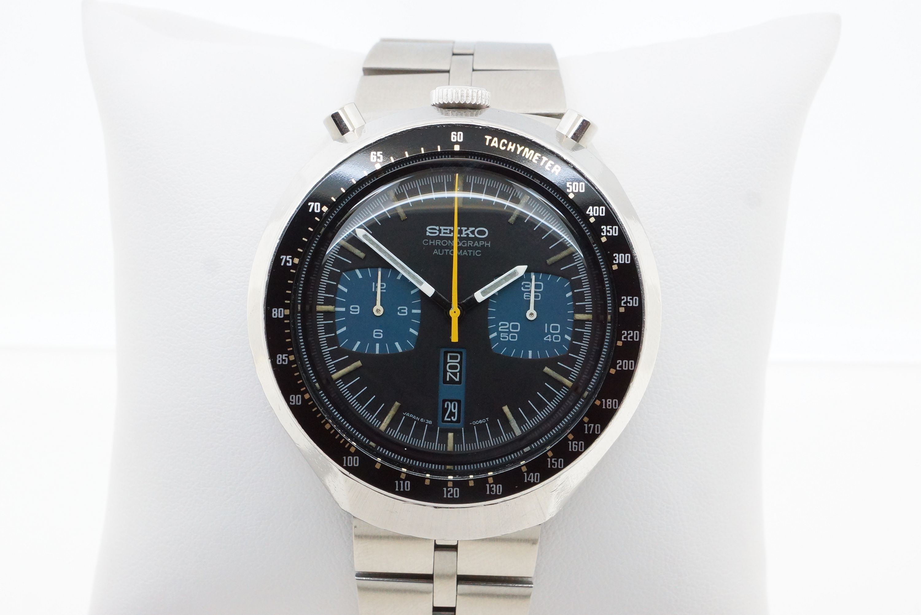 Seiko 6138-0040 Automatic Chronograph Bullhead – Kaliber 6138B (1974)