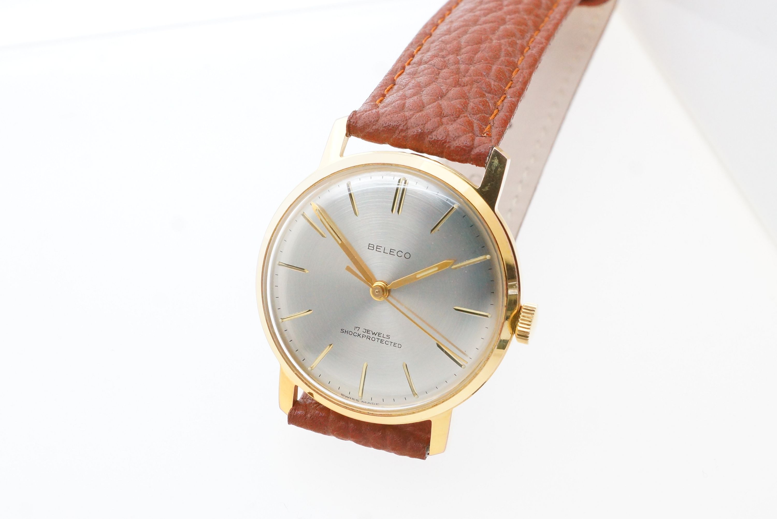 Beleco 17 Jewels AS 1686 Handaufzug Herrenuhr 60er