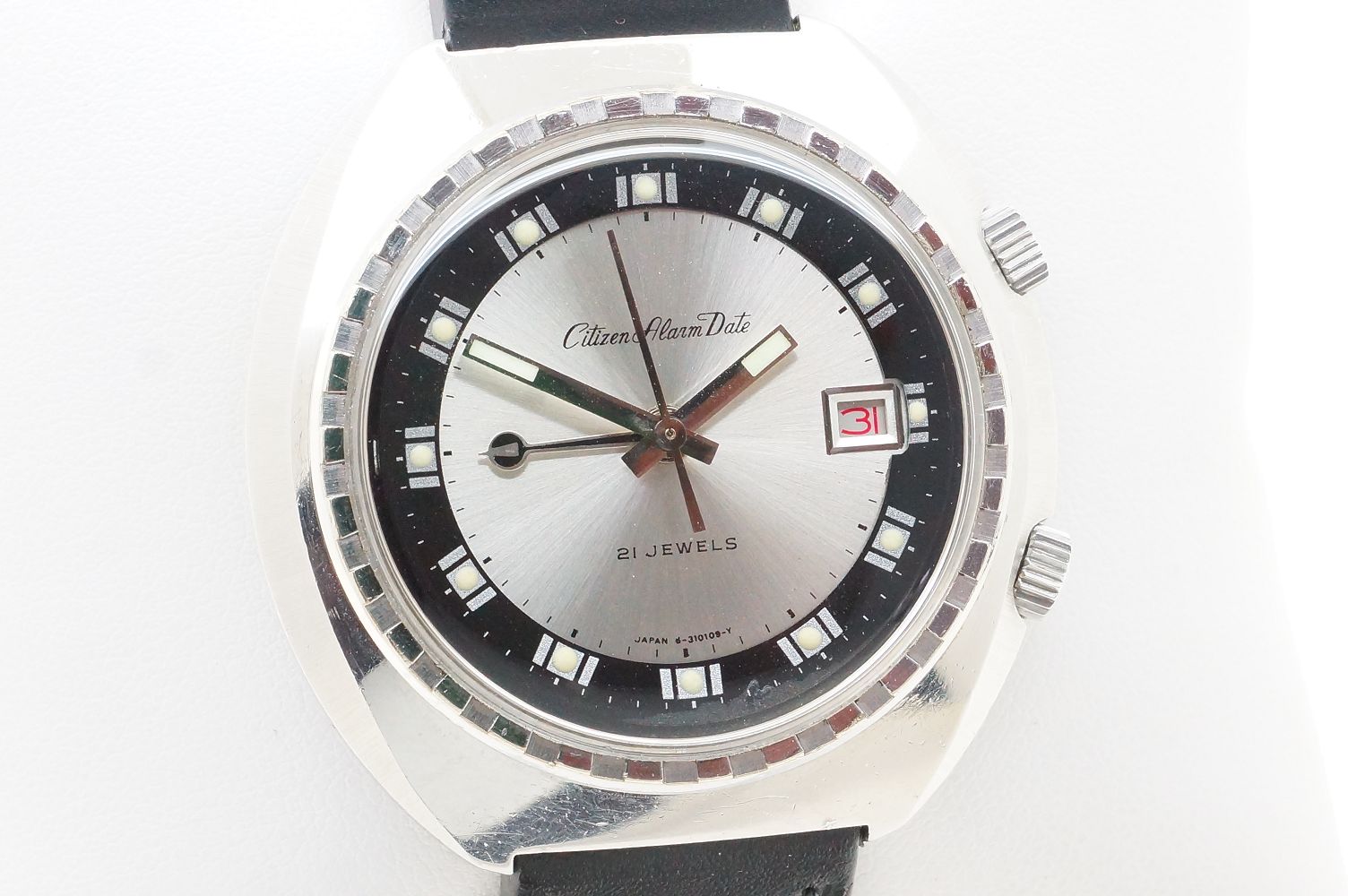 Citizen Alarm Date 21 Jewels – Kaliber 3102 (1970)