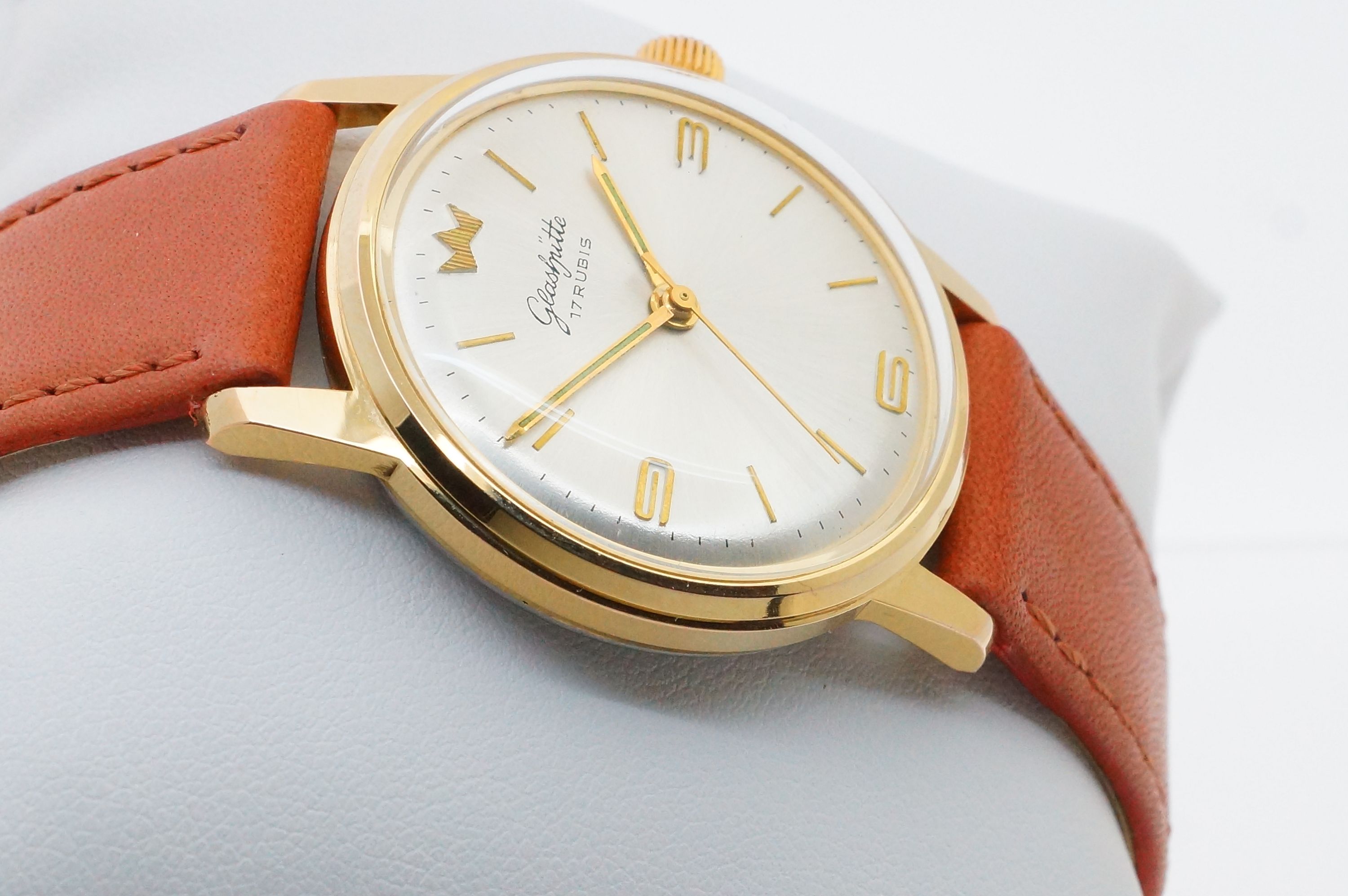 Glashütte 17 Rubis Meisterstück Uhrmacherschule DDR – GUB 70.1