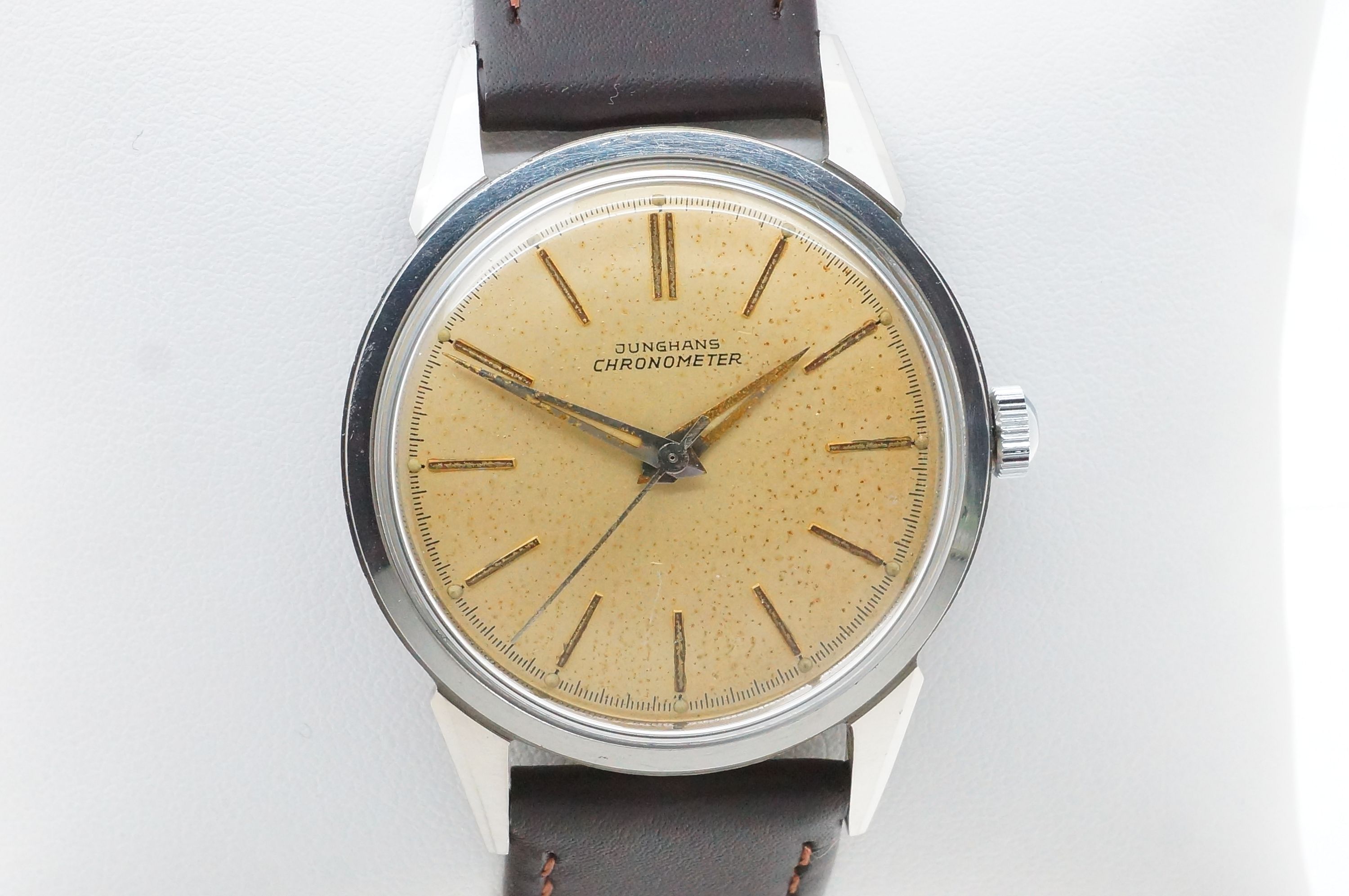 Junghans Chronometer Edelstahl – Kaliber J82/1 (1957)
