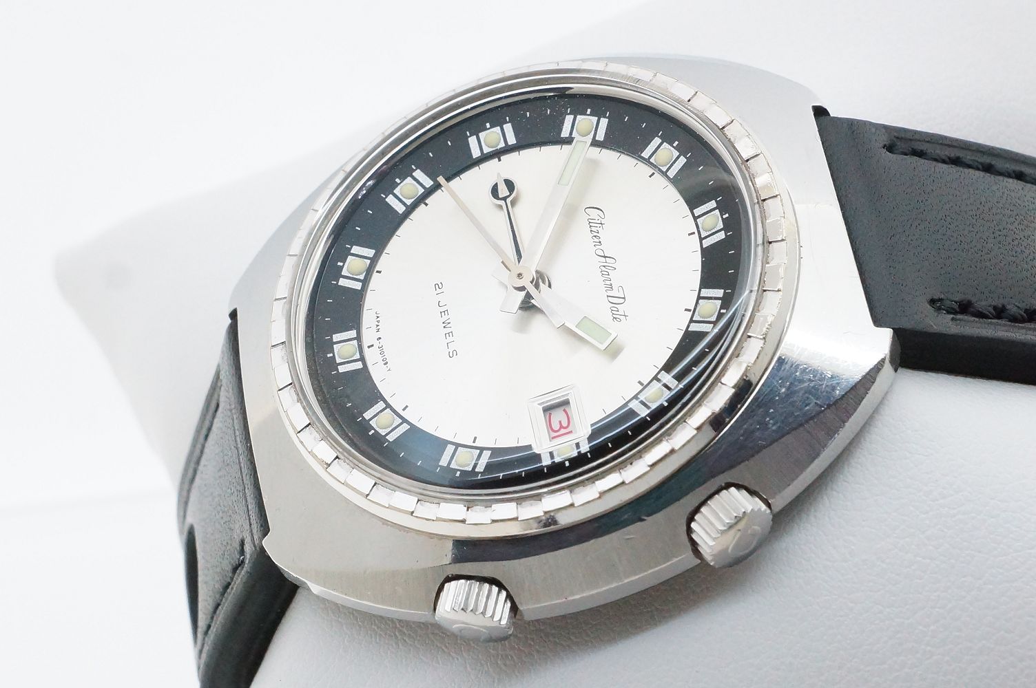 Citizen Alarm Date 21 Jewels – Kaliber 3102 (1970)