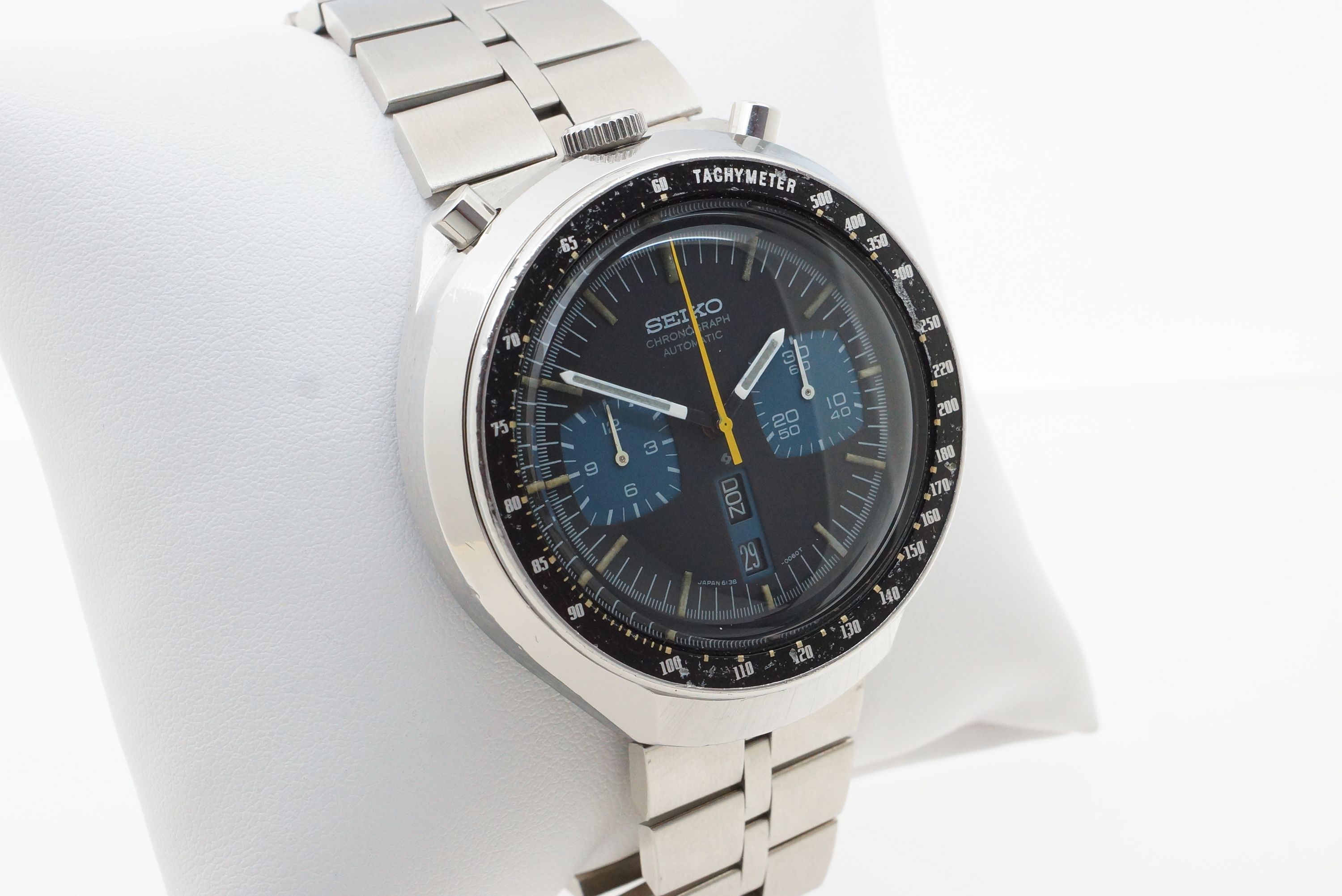 Seiko 6138-0040 Automatic Chronograph Bullhead – Kaliber 6138B (1974)