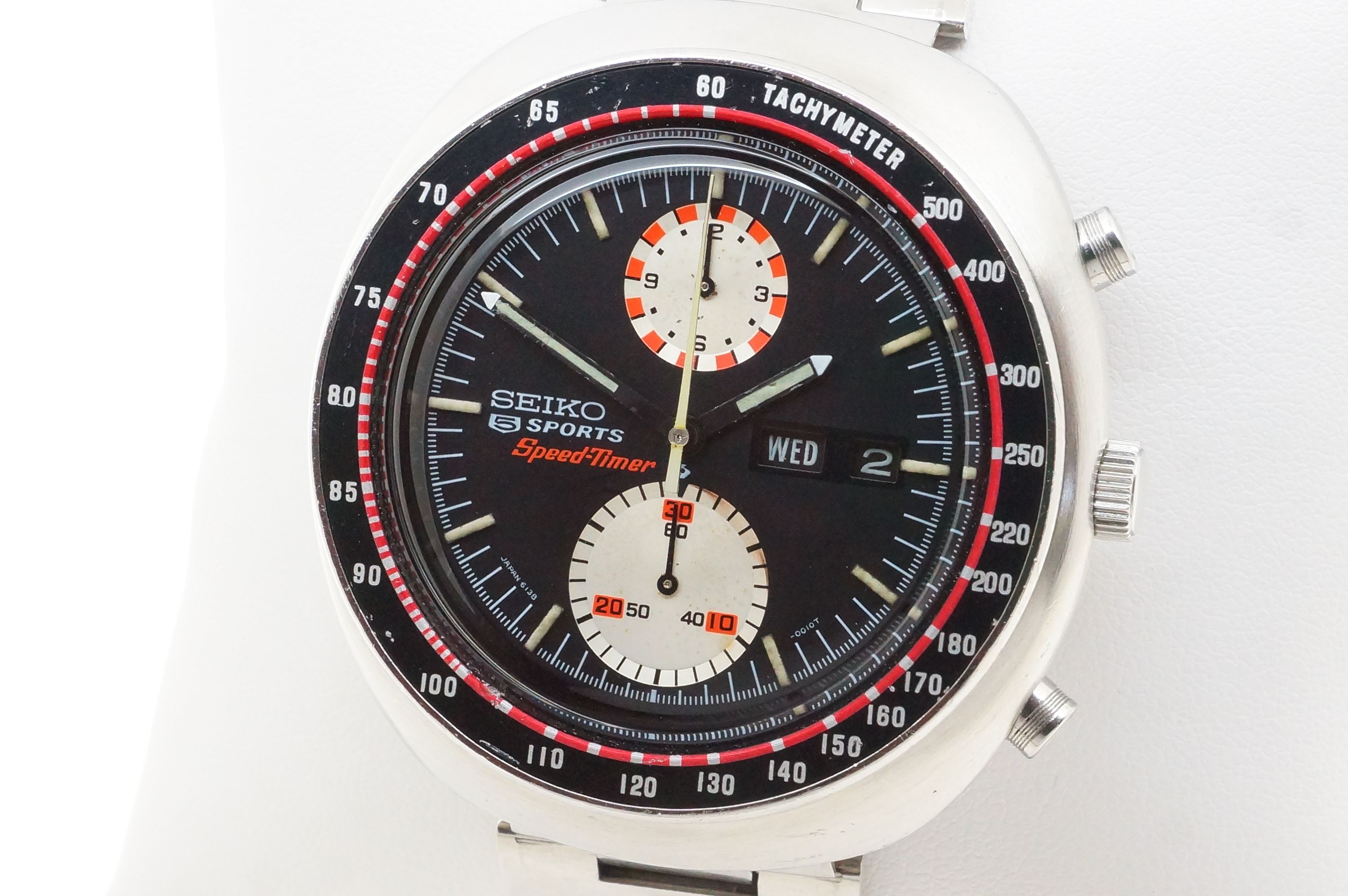 Seiko 5 Sports Speed-Timer Automatic Chronograph UFO 6138-0011 – Kaliber 6138B (1971) 