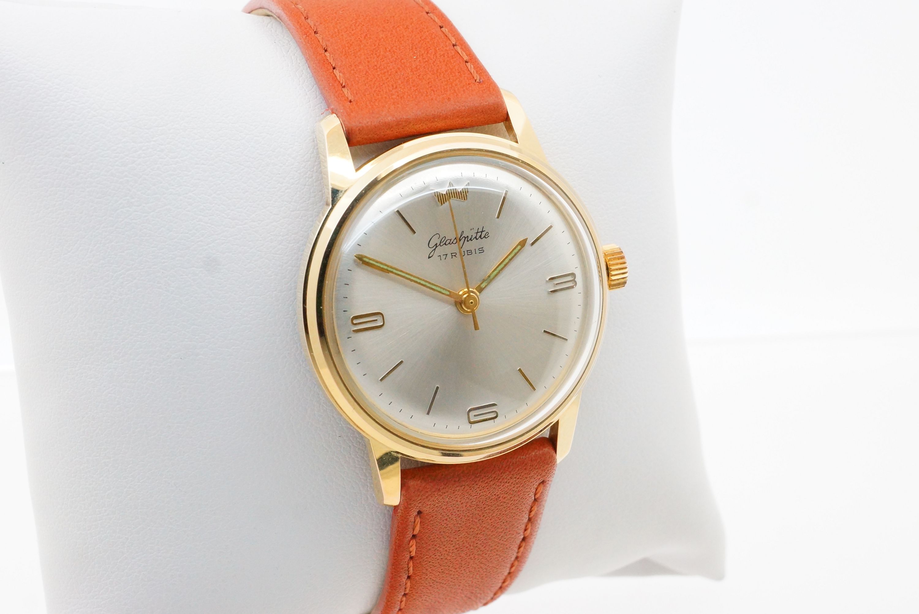 Glashütte 17 Rubis Meisterstück Uhrmacherschule DDR – GUB 70.1