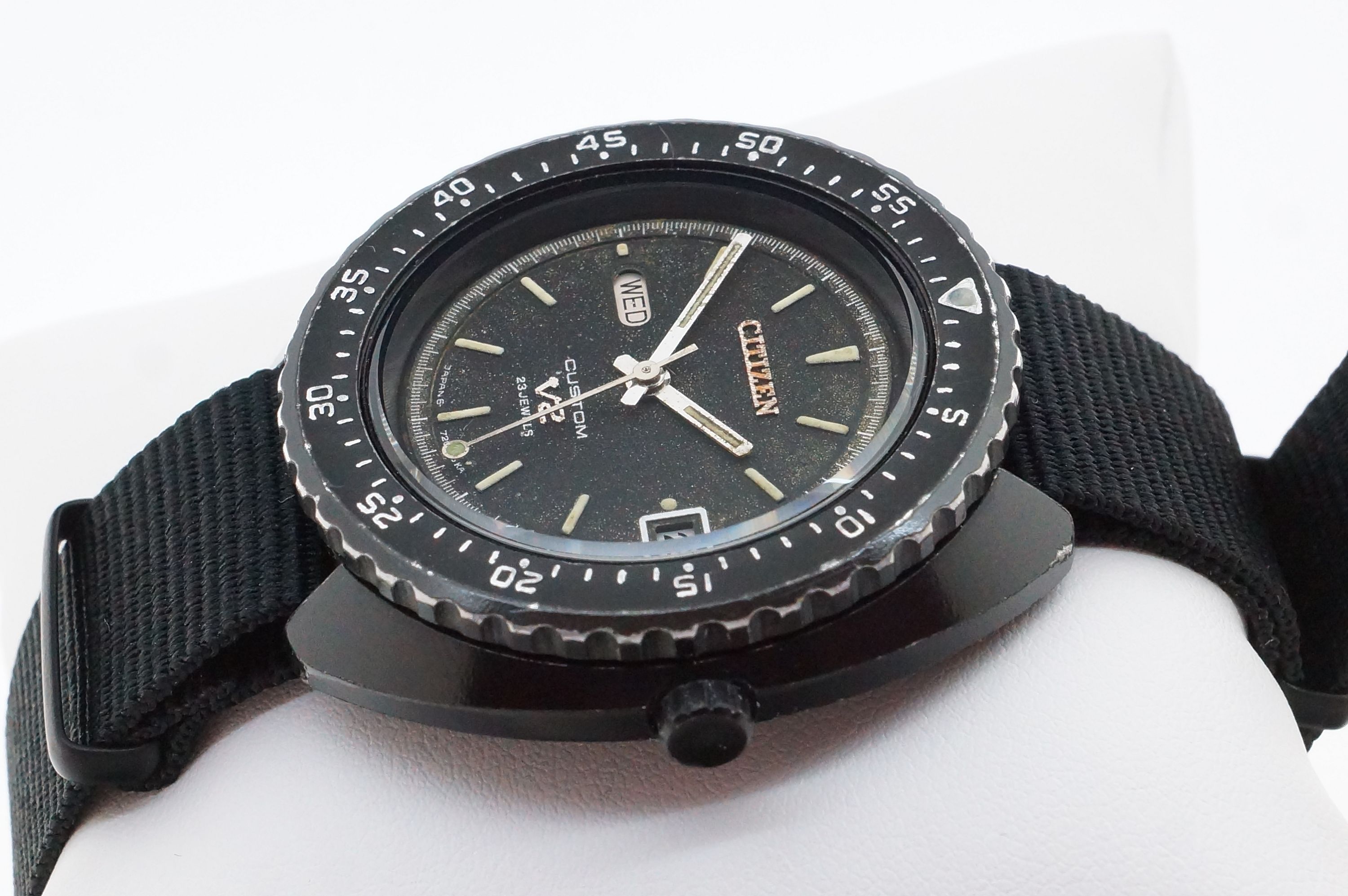 Citizen Custom V2 Automatic Black Diver Ref. 4-722400TA – Kaliber 7291 (1973)