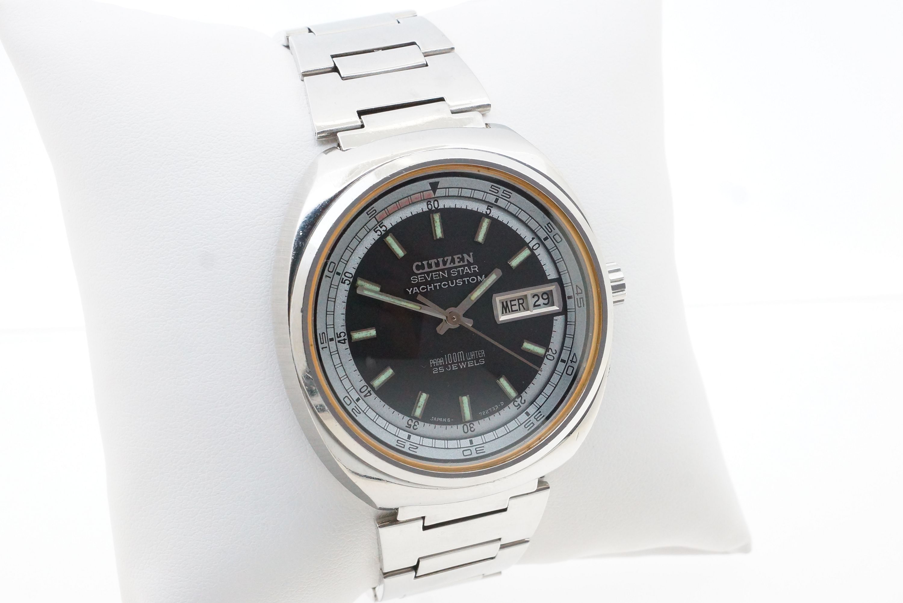 Citizen Seven Star Yacht Custom Para 100M Water Automatic – Kaliber 7290 (1971)