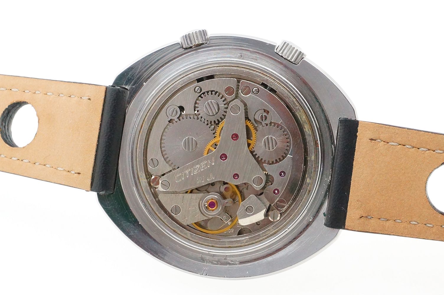 Citizen Alarm Date 21 Jewels – Kaliber 3102 (1970)