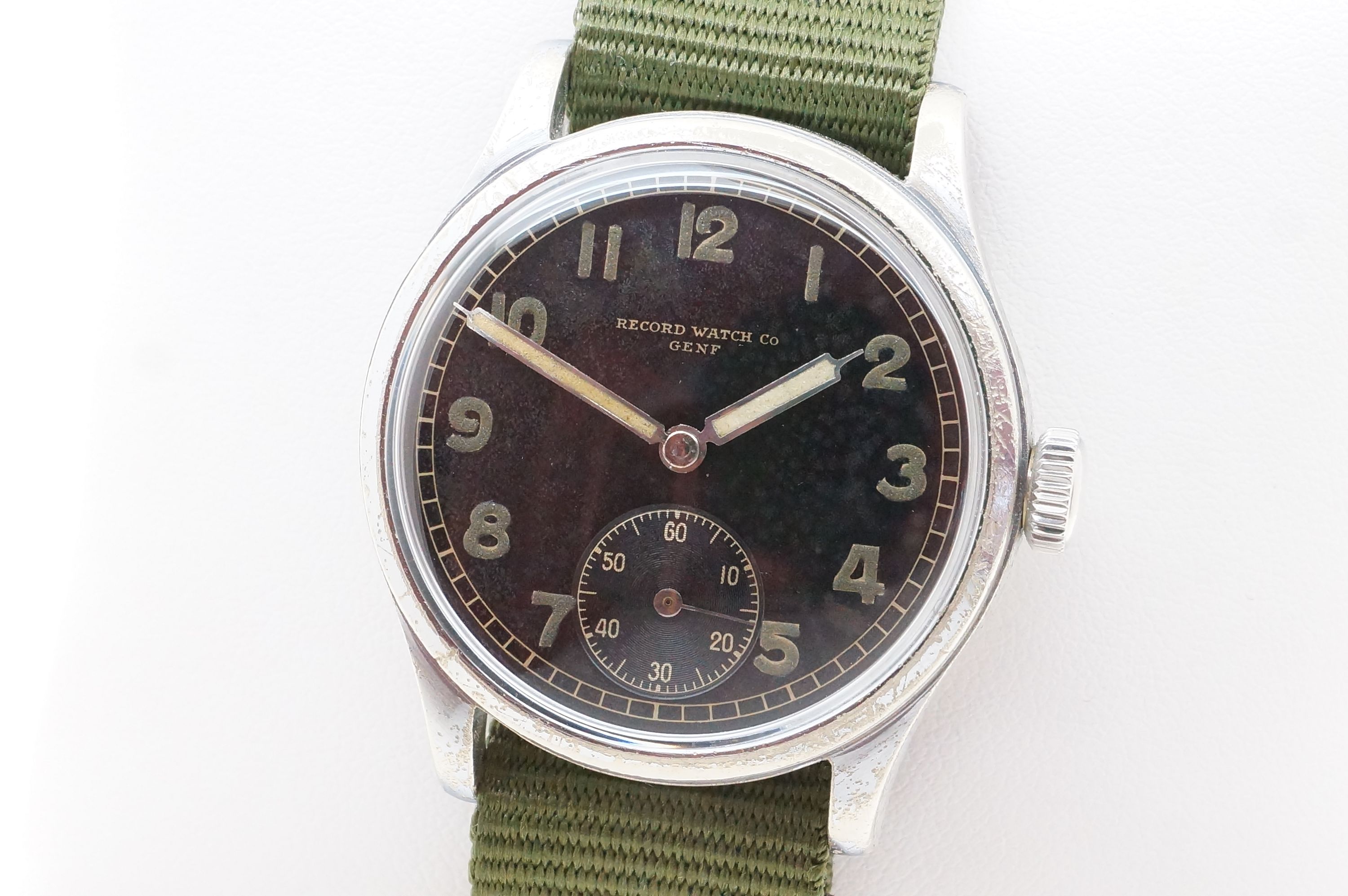 Record Watch Co Genf Dienstuhr Wehrmacht – Kaliber 022K REVISION