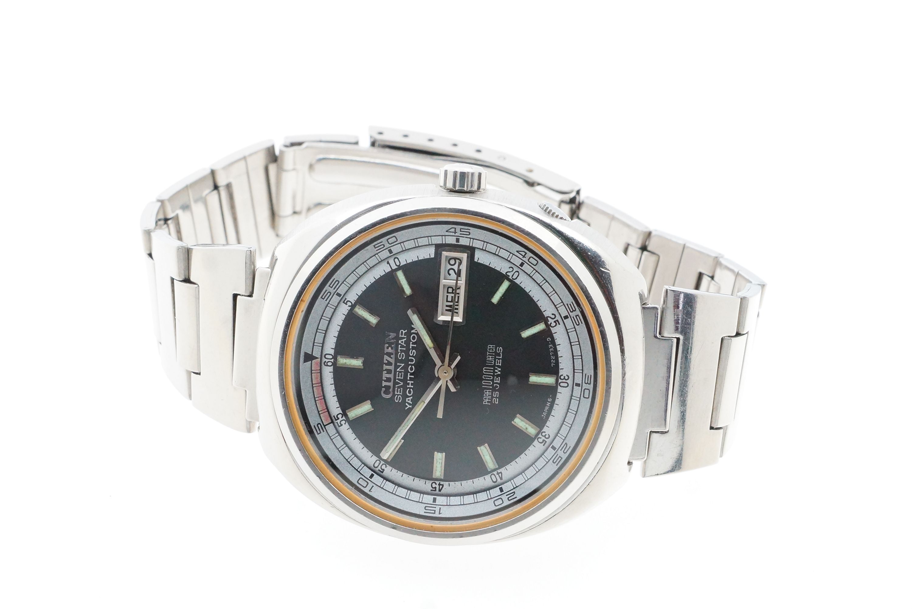 Citizen Seven Star Yacht Custom Para 100M Water Automatic – Kaliber 7290 (1971)