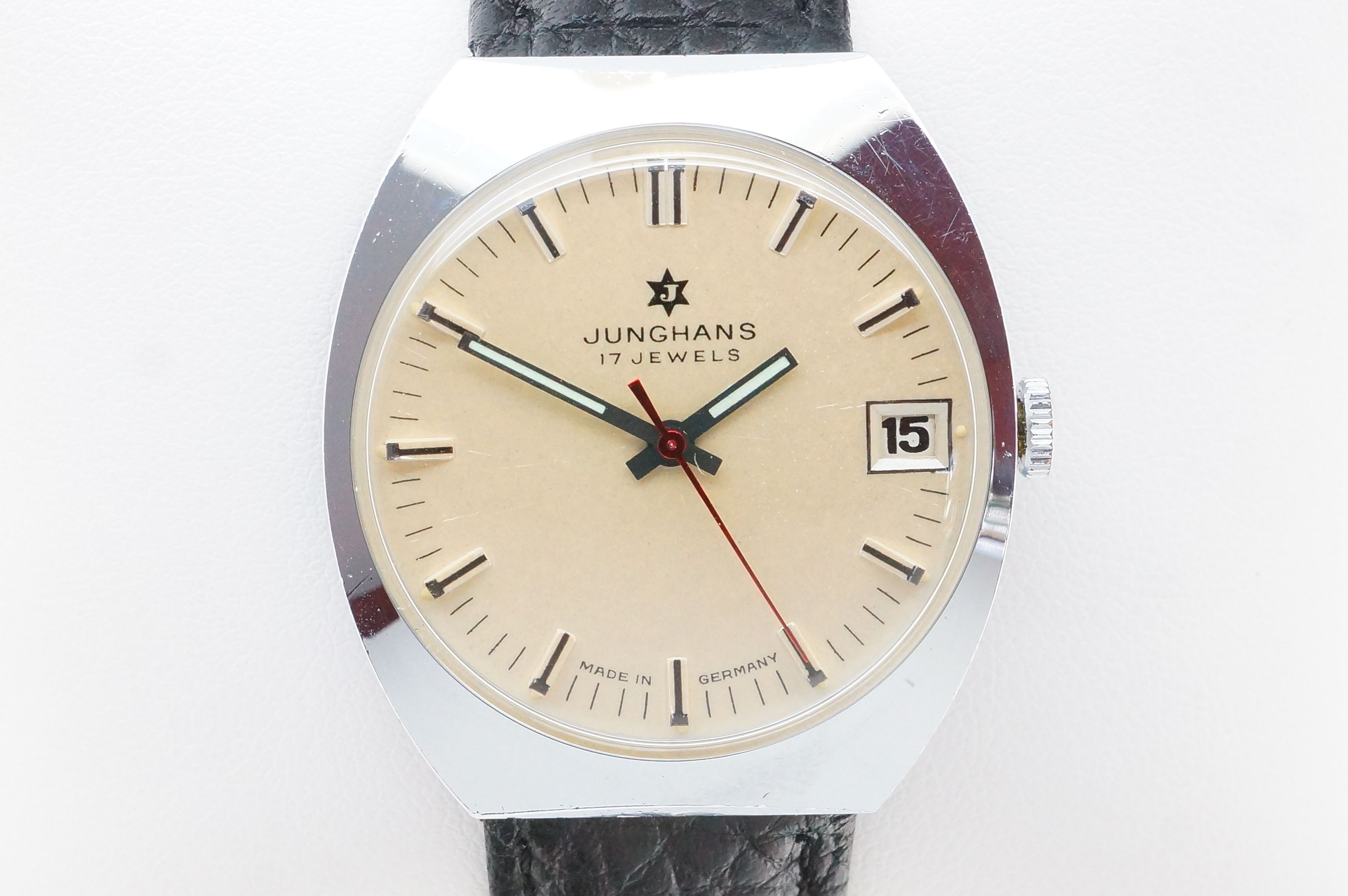 Junghans 17 Jewels „Bahnhof“ – Kaliber J620.52 (1973)