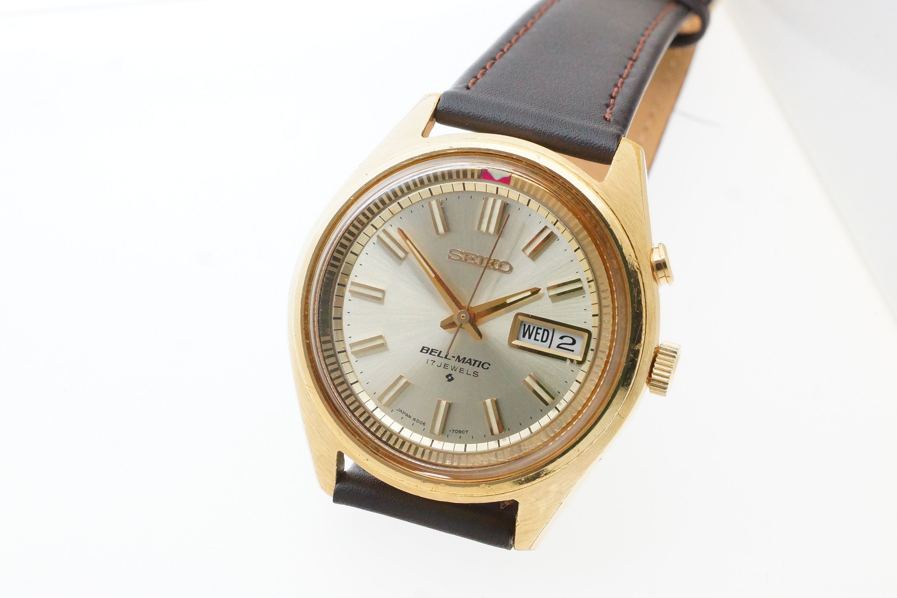 Seiko Bell-Matic Armbandwecker 4006-7021 – Kaliber 4006A (1969)