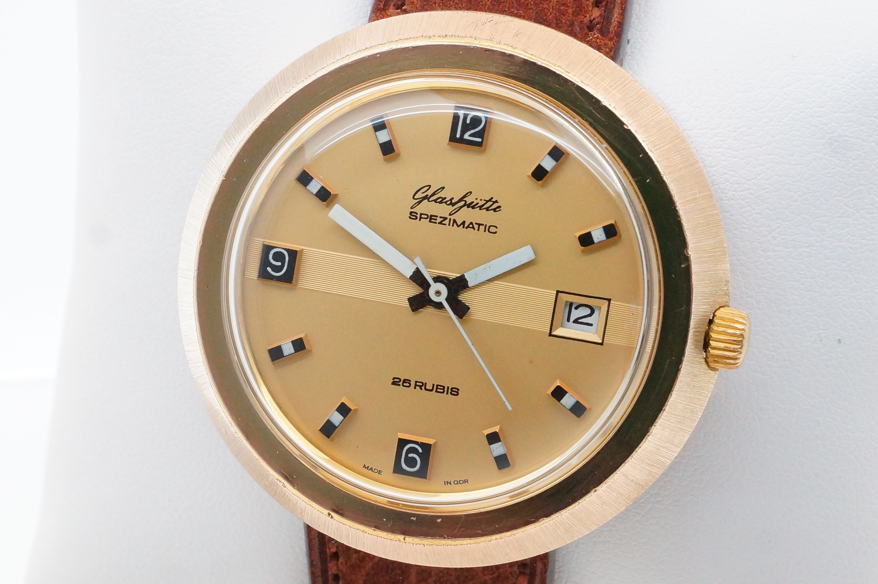 Glashütte Spezimatic 26 Rubis „Bullauge“ – Kaliber 75 (1974)