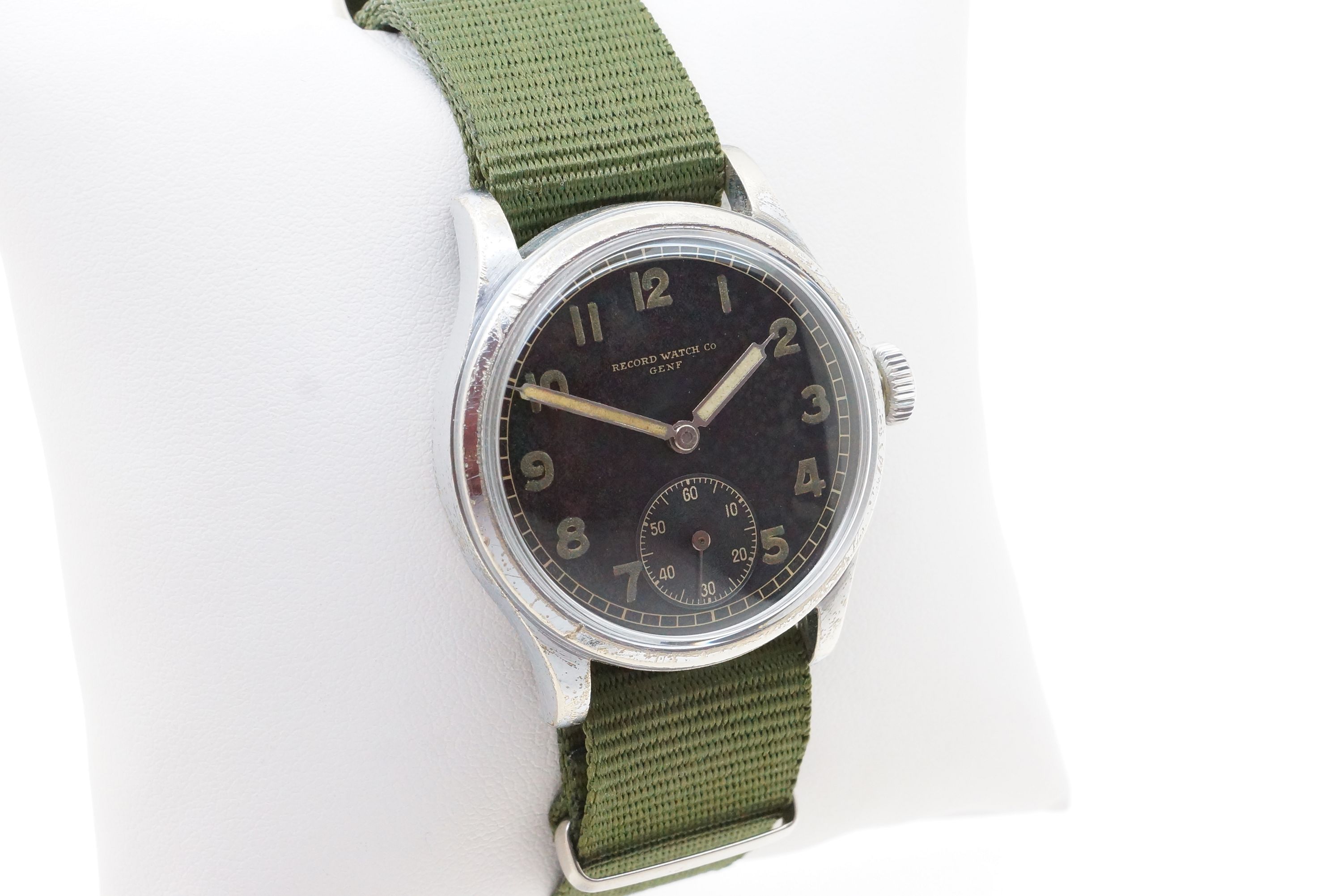 Record Watch Co Genf Dienstuhr Wehrmacht – Kaliber 022K REVISION