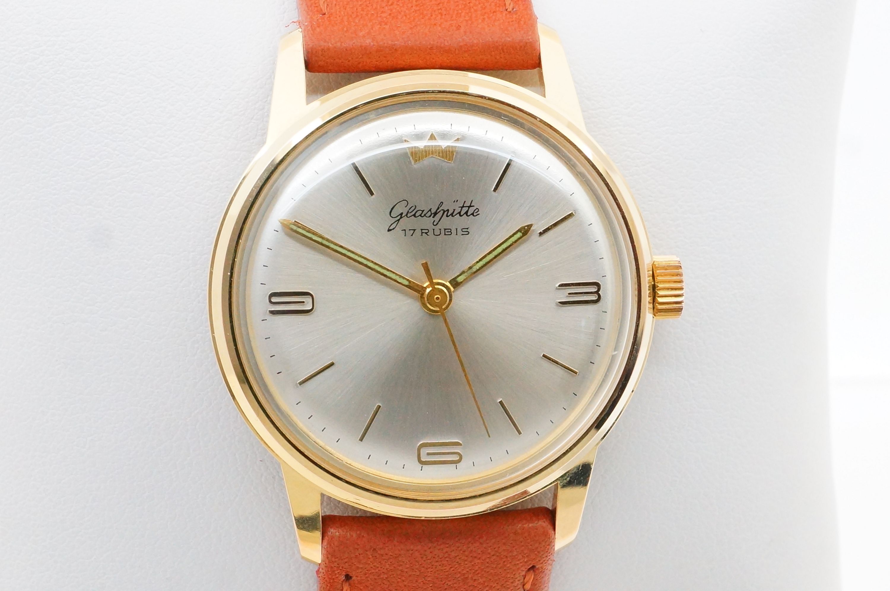 Glashütte 17 Rubis Meisterstück Uhrmacherschule DDR – GUB 70.1