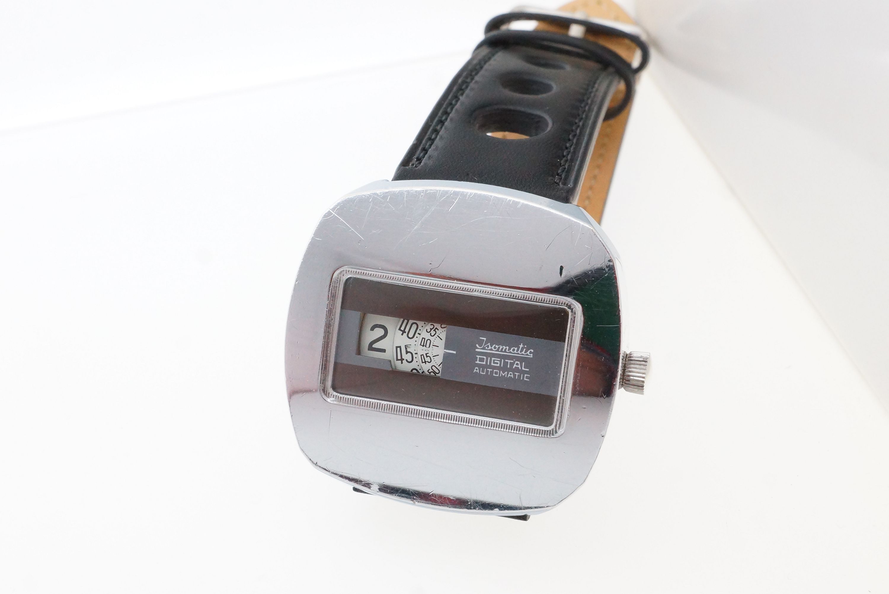 Isomatic Digital Automatic Scheibenuhr – Förster 221
