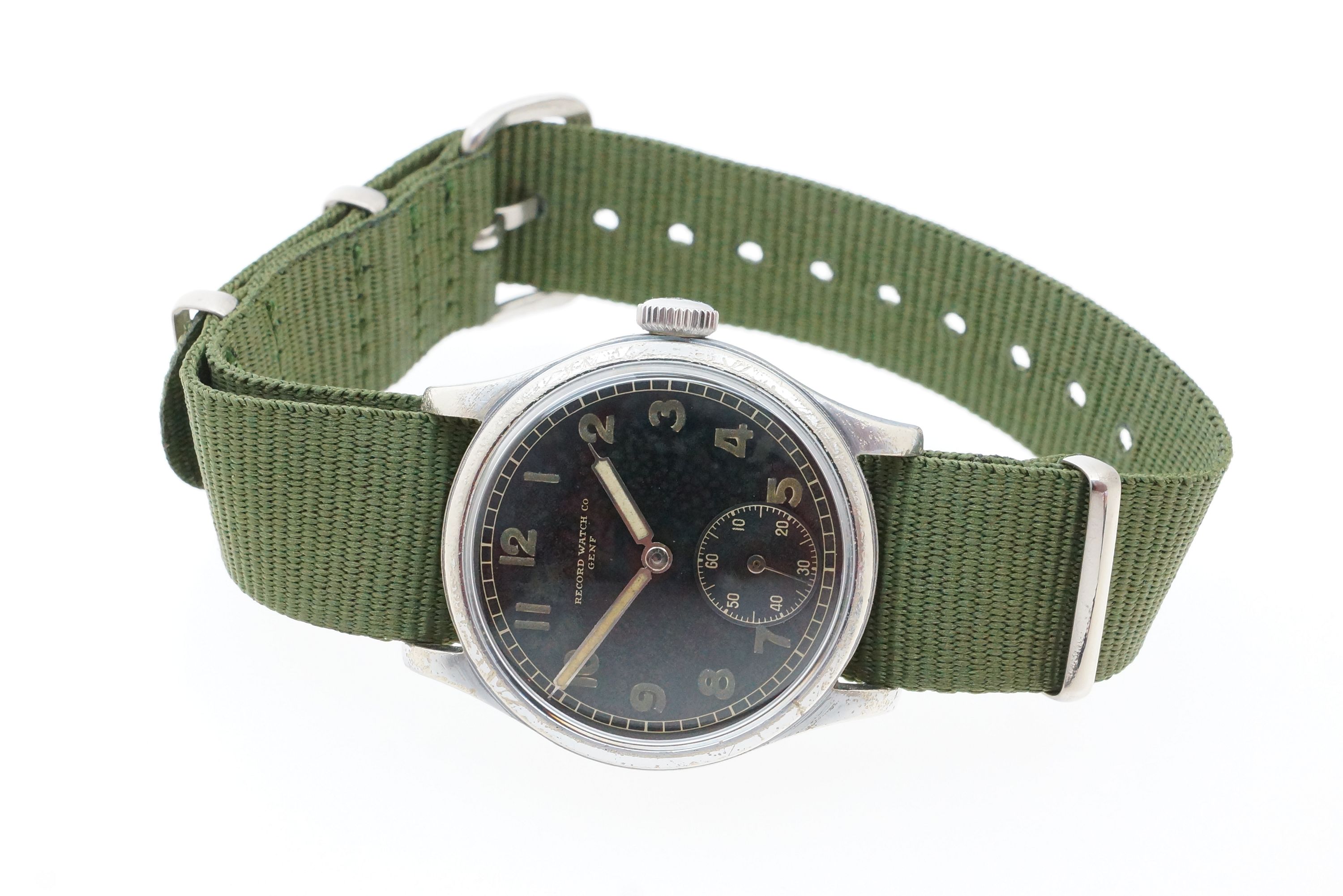 Record Watch Co Genf Dienstuhr Wehrmacht – Kaliber 022K REVISION
