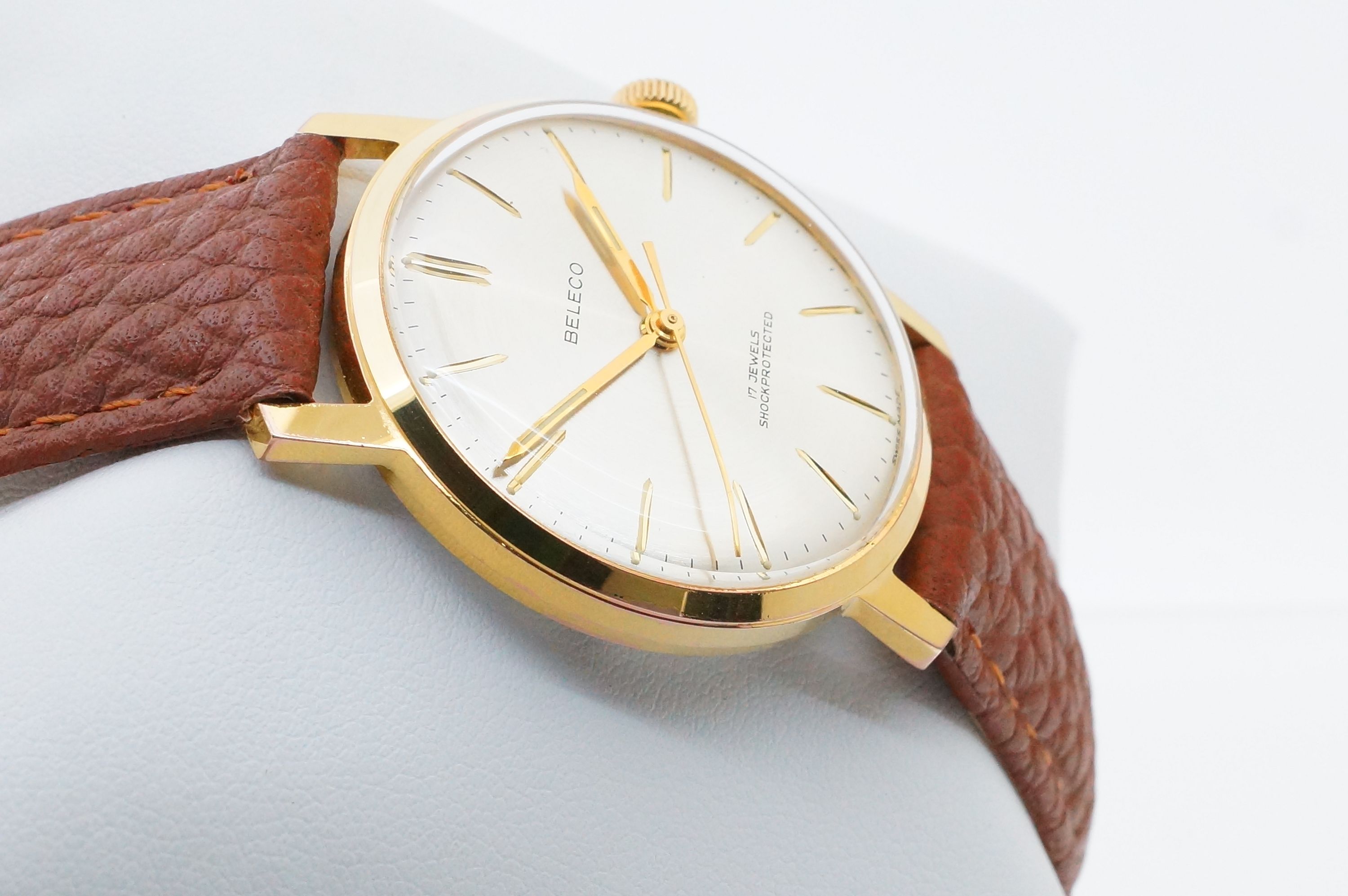 Beleco 17 Jewels AS 1686 Handaufzug Herrenuhr 60er