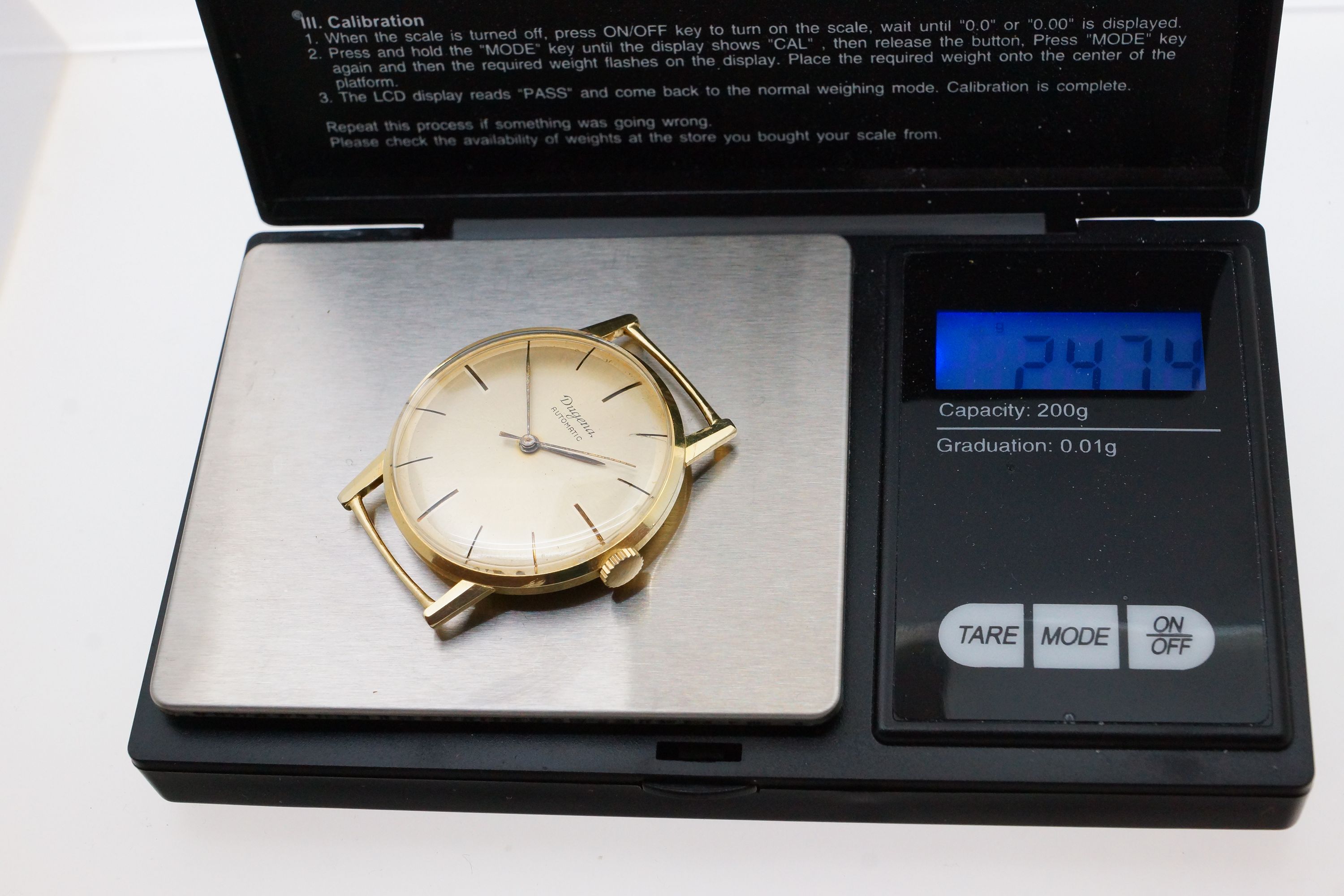 Dugena Automatic 585 Gold 14K – ETA 2459