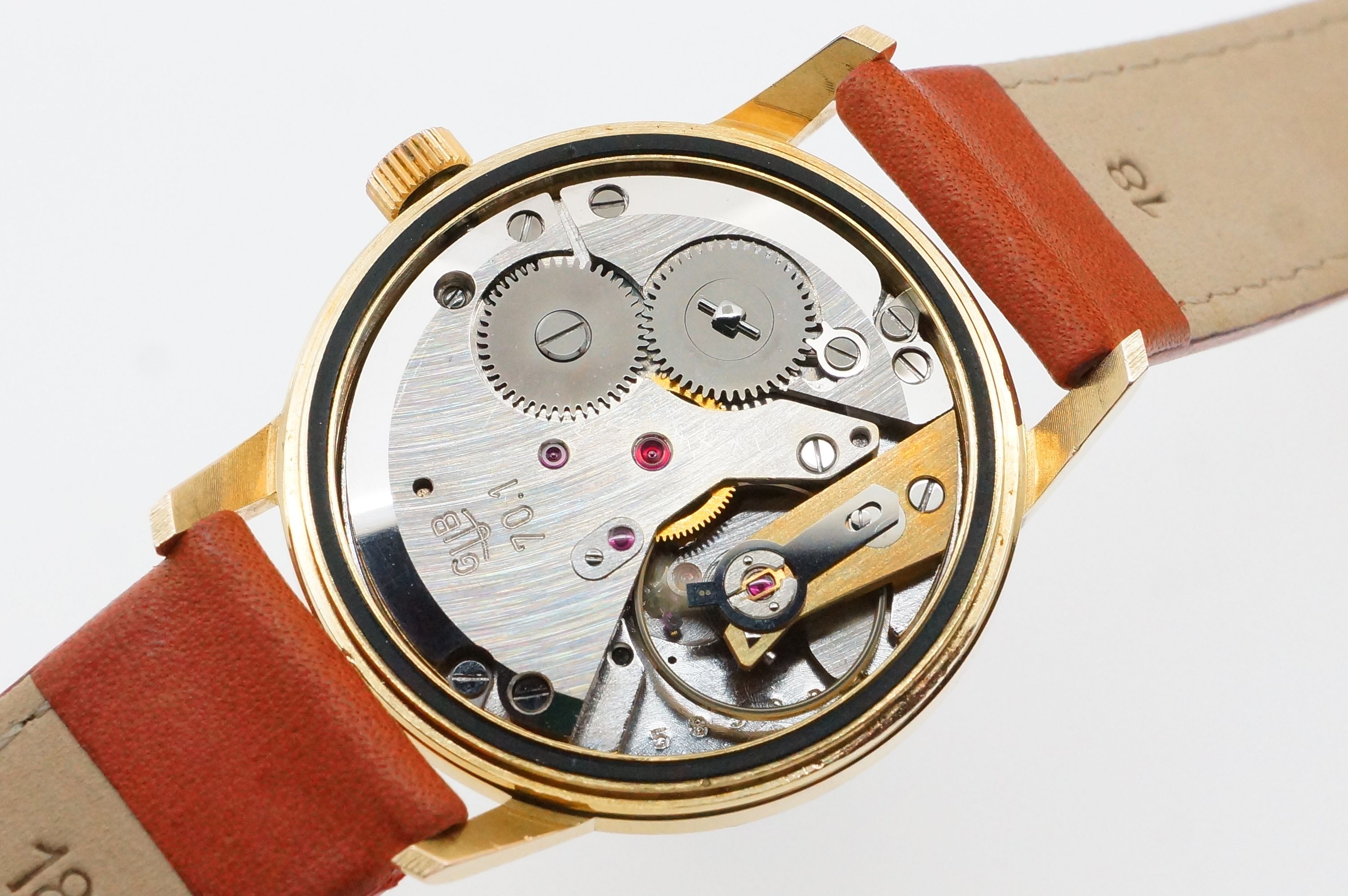 Glashütte 17 Rubis Meisterstück Uhrmacherschule DDR – GUB 70.1