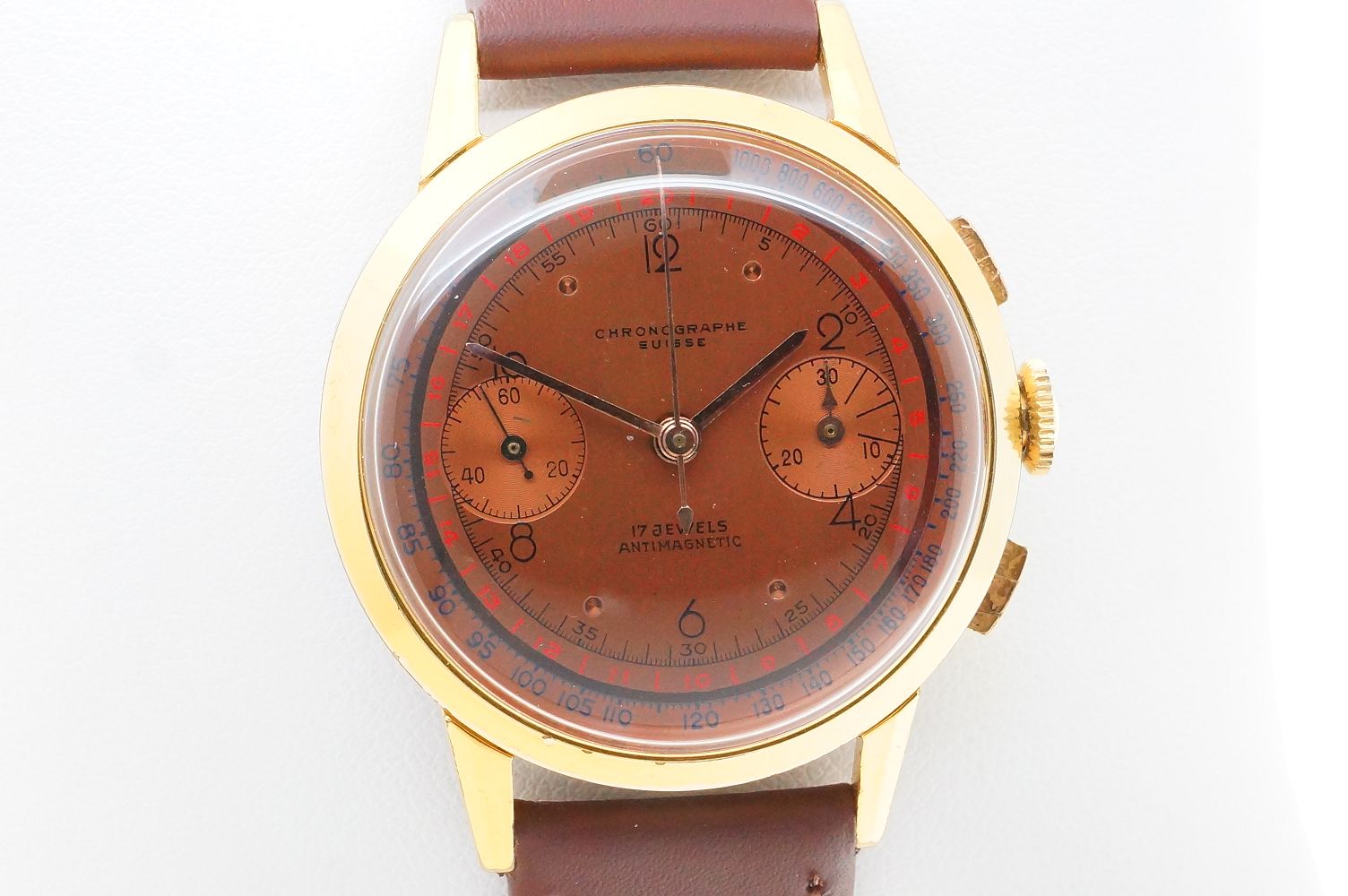 Chronographe Suisse 17 Jewels – Venus 175