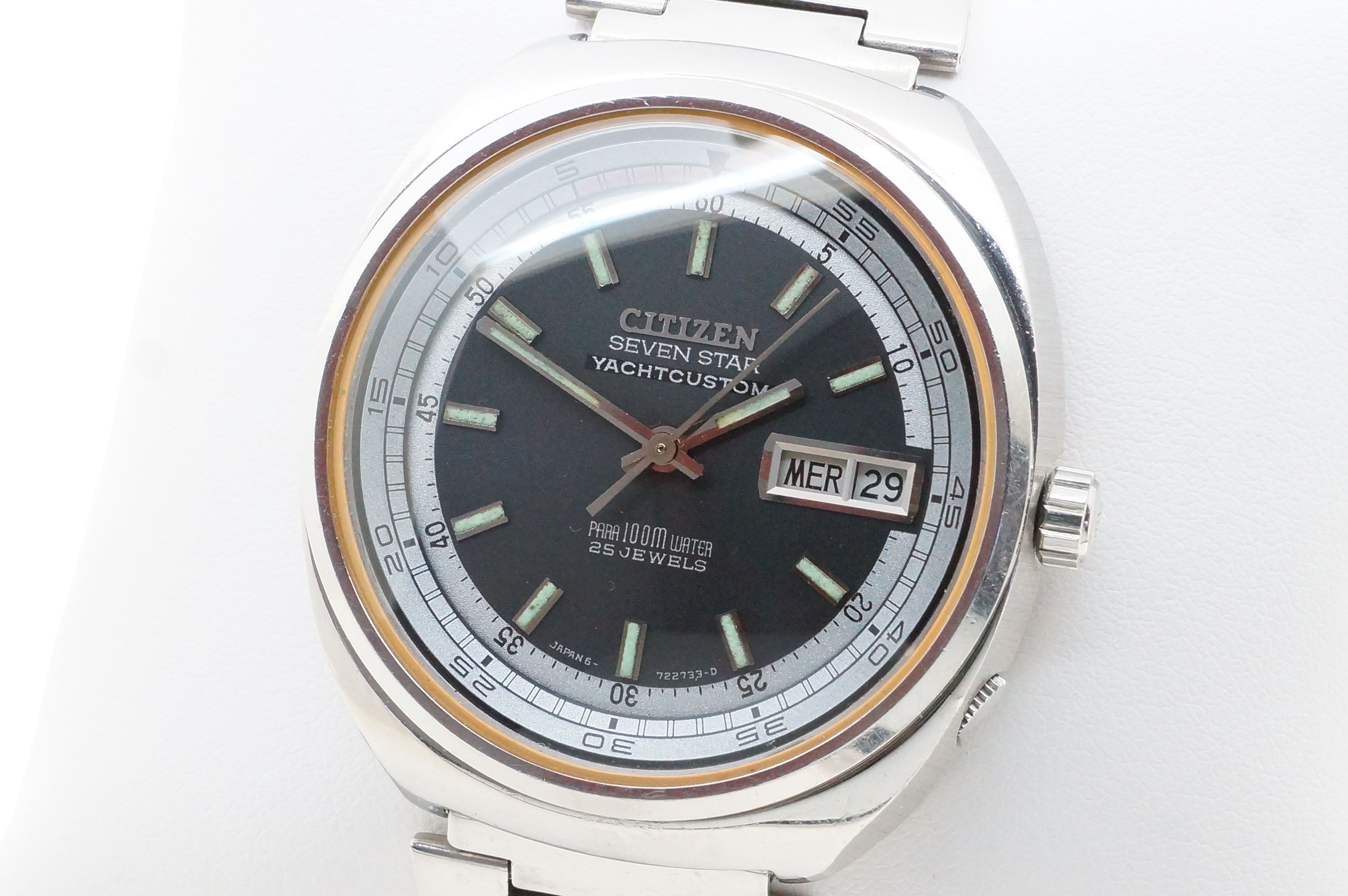 Citizen Seven Star Yacht Custom Para 100M Water Automatic – Kaliber 7290 (1971)
