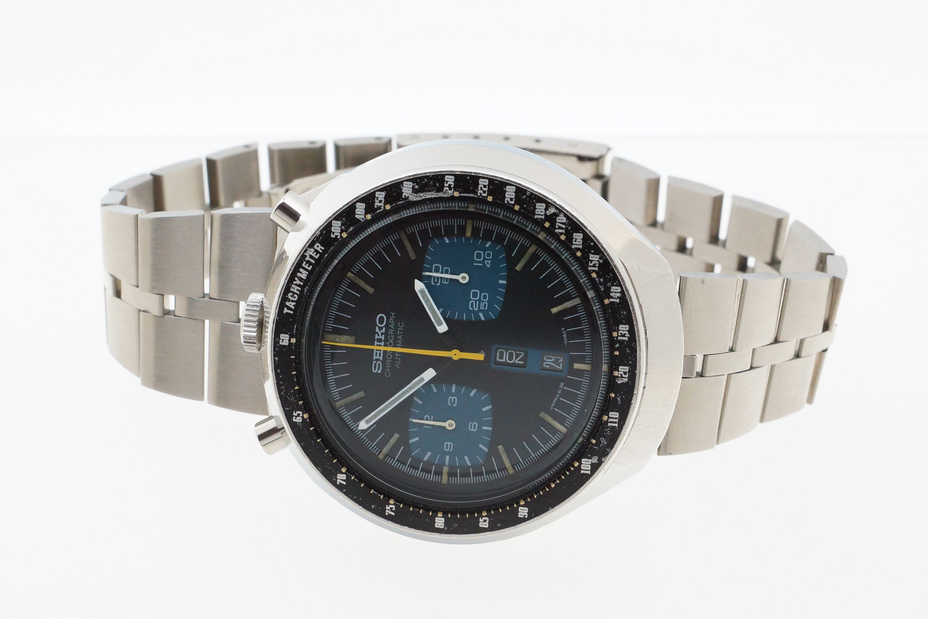 Seiko 6138-0040 Automatic Chronograph Bullhead – Kaliber 6138B (1974)
